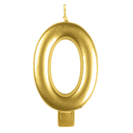 Anagram Small Number Candle | Gold