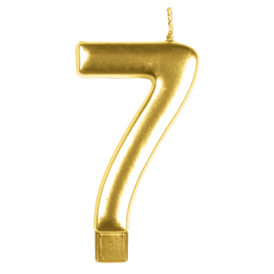 Anagram Small Number Candle | Gold