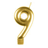 Anagram Small Number Candle | Gold