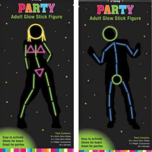 Adult Glow Stick Figure Costume | The French Kitchen Castle Hill