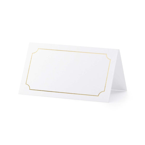 Place Cards | 10pk | Thin Gold Edge