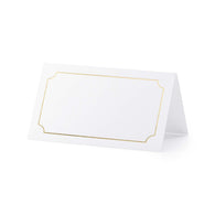 Place Cards | 10pk | Thin Gold Edge