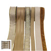 Assorted Ribbons Gold or Silver 5m