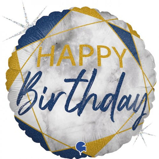 Blue Marble Milestone Birthday Foil | The French Kitchen Castle Hill