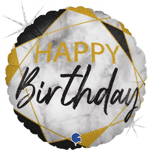 Black Marble Milestone Birthday Foil | The French Kitchen Castle Hill