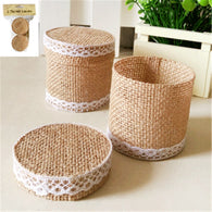 Hessian Favor Box w/ Lace