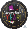 Happy New Year Foil Balloons | 45cm