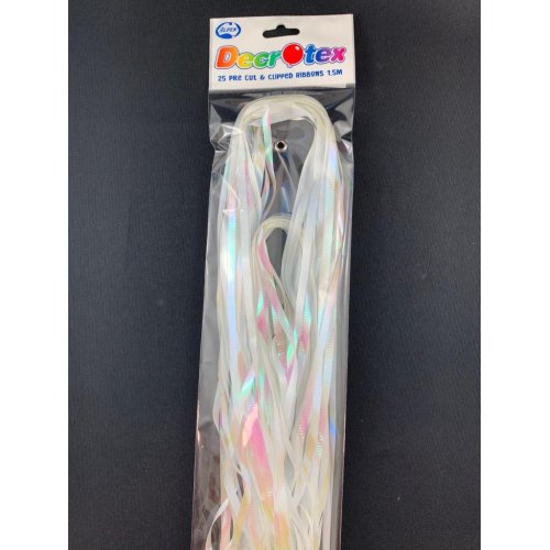 Metallic Pre-Cut & Clipped Ribbon