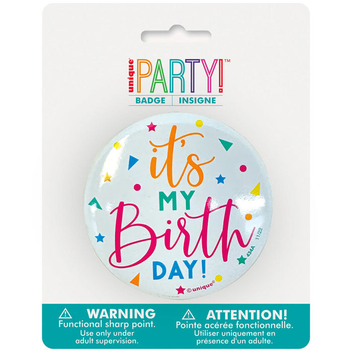 It's My Birthday Badge