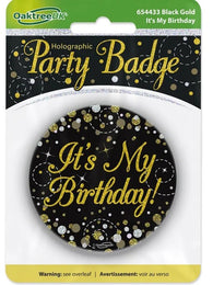 Sparkle Fizz It's My Birthday Badge