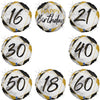 Black Marble Milestone Birthday Foil