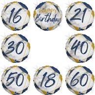 Blue Marble Milestone Birthday Foil | The French Kitchen Castle Hill