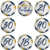 Blue Marble Milestone Birthday Foil