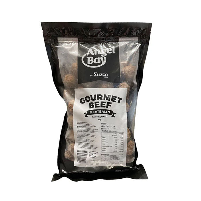 Angel Bay Gourmet Beef Meatballs 1kg bag
