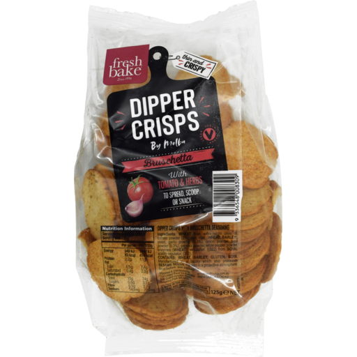 Fresh Bake Melba Dipper Crisps 125gr
