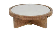 Assemble Marble and Wood Footed Board
