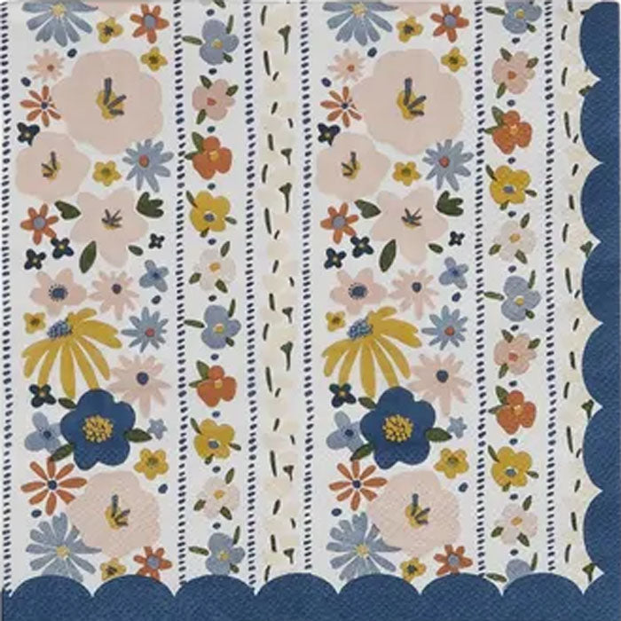 Vertical Flowers Napkin | The French Kitchen Castle Hill