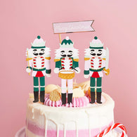 Christmas Nutcracker Cake Picks | 4pk
