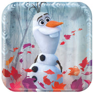 Frozen Plates 8pk Olaf Design