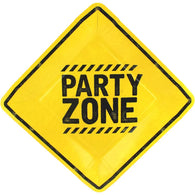 Construction Party Zone Plates 8pk