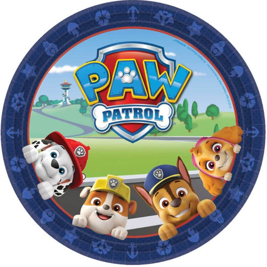 Paw Patrol Themed Paper Plates 23cm