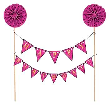 Wood and Paper Cake Pick