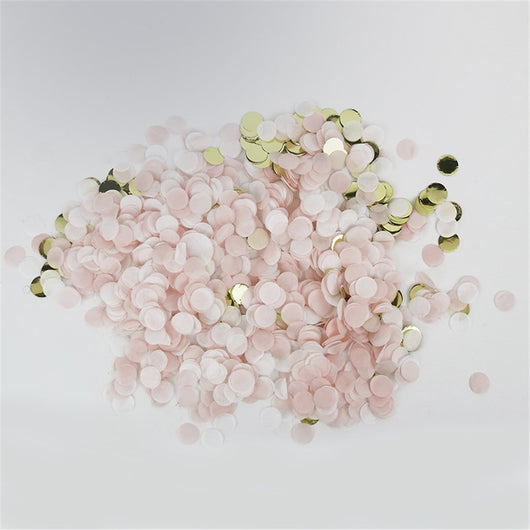 Pink + Gold Paper Confetti 20g
