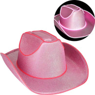 Pink Light-up Cowboy Hat | The French Kitchen Castle Hill