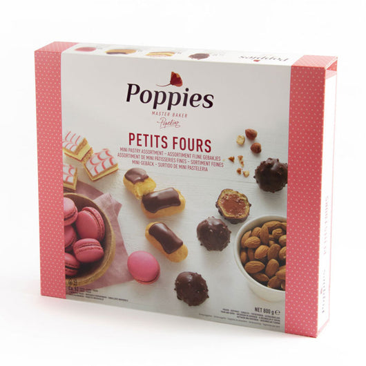 Poppies Assorted Mini Petit Fours | The French Kitchen Castle Hill
