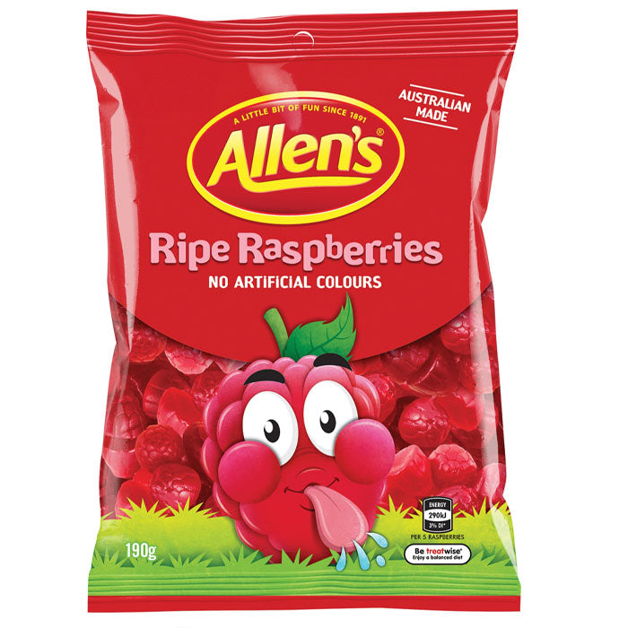Ripe Raspberries 190g