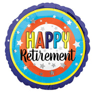 Happy Retirement Foil Balloon – 45cm Round