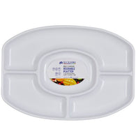 4-Section Reusable Serving Platter – 46cm x 32.5cm
