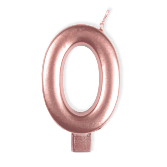 Anagram Small Number Candle | Rose Gold