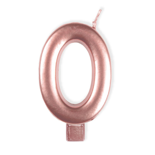 Anagram Small Number Candle | Rose Gold