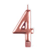 Anagram Small Number Candle | Rose Gold