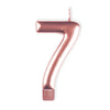 Anagram Small Number Candle | Rose Gold