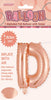 Air Filled Foil | 35cm | Rose Gold Letters