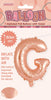 Air Filled Foil | 35cm | Rose Gold Letters