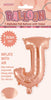 Air Filled Foil | 35cm | Rose Gold Letters