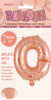 Air Filled Foil | 35cm | Rose Gold Letters