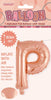 Air Filled Foil | 35cm | Rose Gold Letters