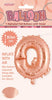 Air Filled Foil | 35cm | Rose Gold Letters