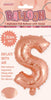 Air Filled Foil | 35cm | Rose Gold Letters