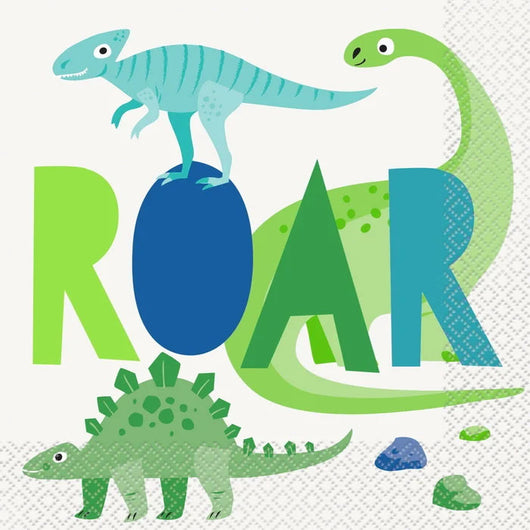 Dinosaur Roar Lunch Napkins 16pk