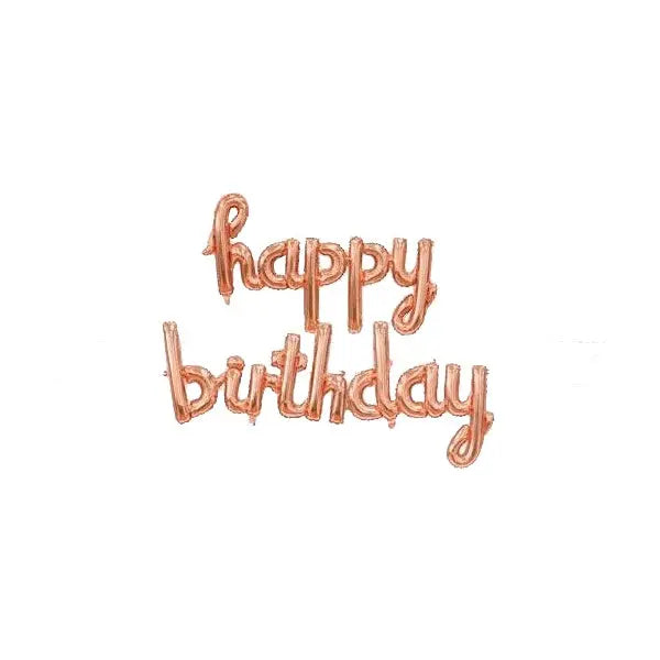 Balloon Banner Kit | Script | Happy Birthday