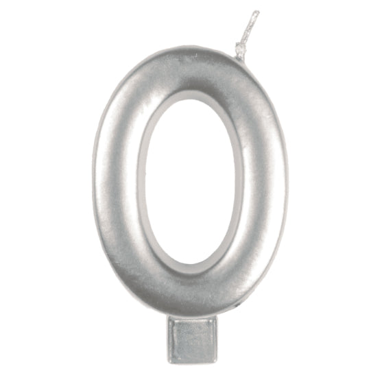Anagram Small Number Candle | Silver