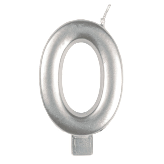 Anagram Small Number Candle | Silver