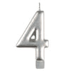 Anagram Small Number Candle | Silver