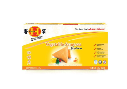 Hakka Medium Vegetable Samosas 1.8kg