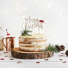 Wooden 'Merry Christmas' Cake Topper | Assorted Design